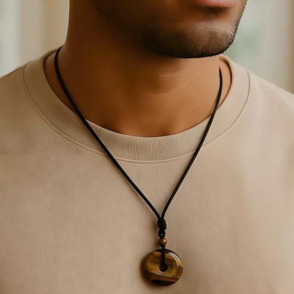 Other - Brown tiger eye Pendant Necklace